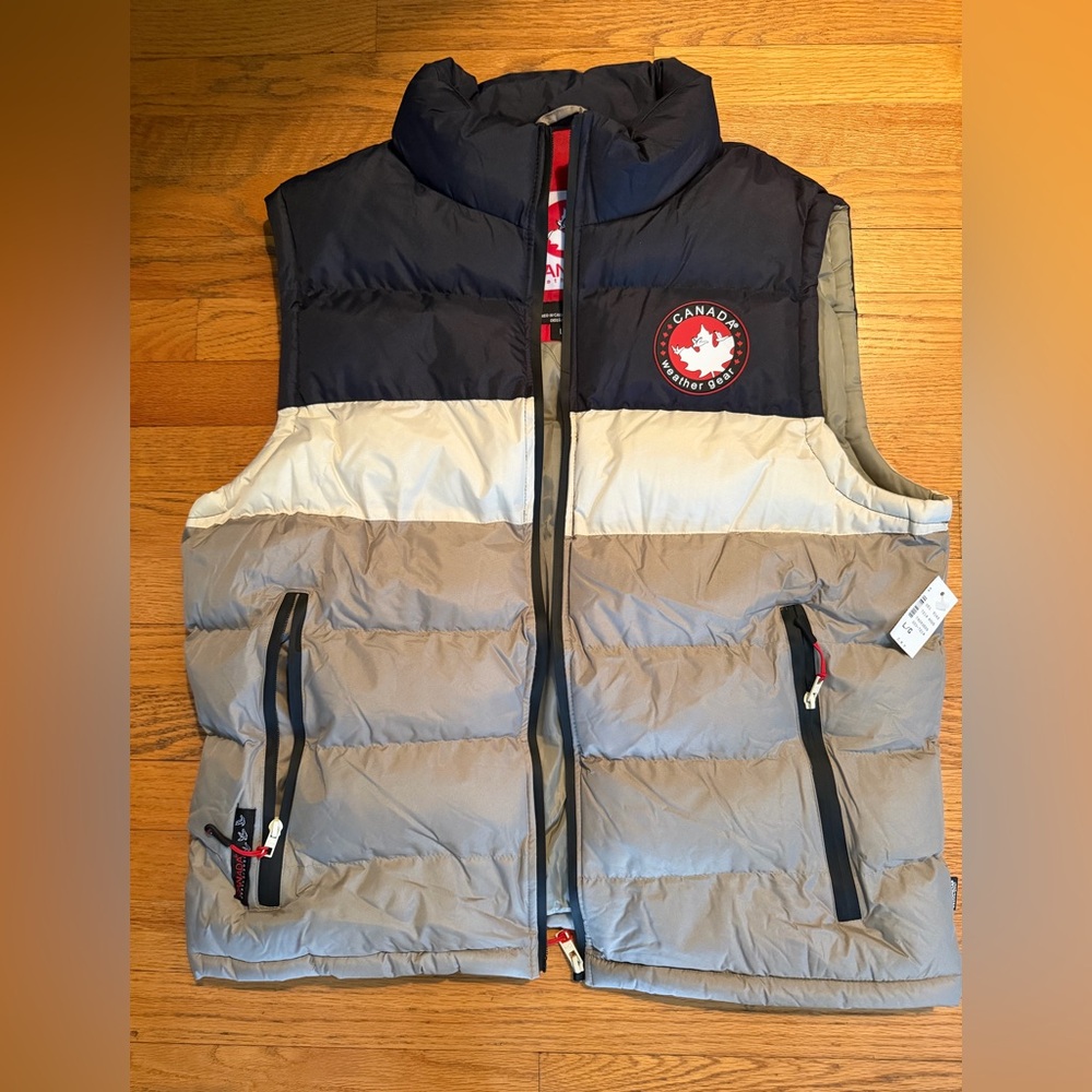 Men’s Canada Weather Gear Colorblock Puffer Vest